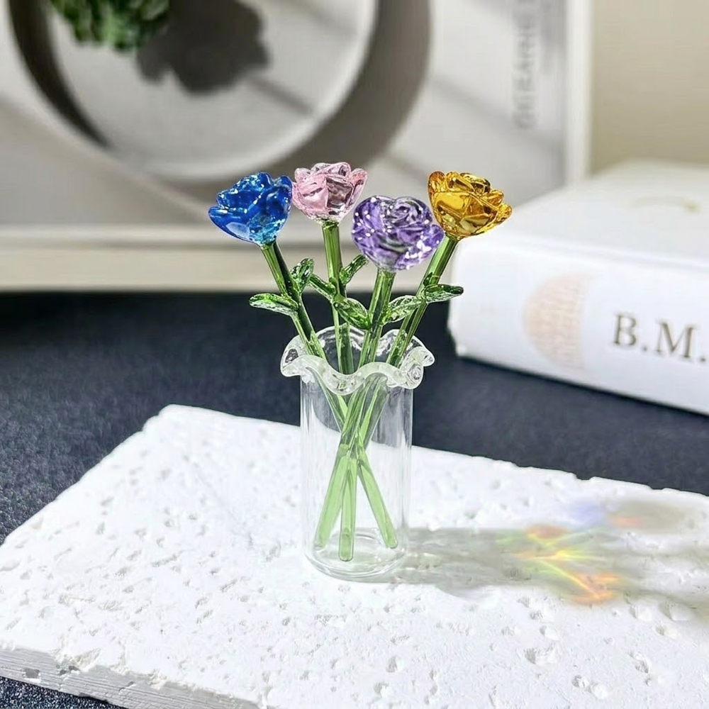 ViannoCraft™ MiniBloom Glass Flower Ornament