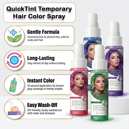 ViannoCraft™ QuickTint Temporary Hair Color Spray