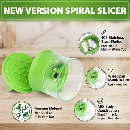 ViannoCraft™ TwistCut Veggie Spiralizer